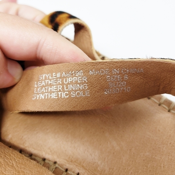 MADEWELL Malia Espadrille Sandal in Leopard Calf - Picture 8 of 8